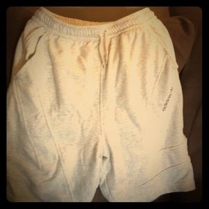 Addias boys S light gray sweat shorts **